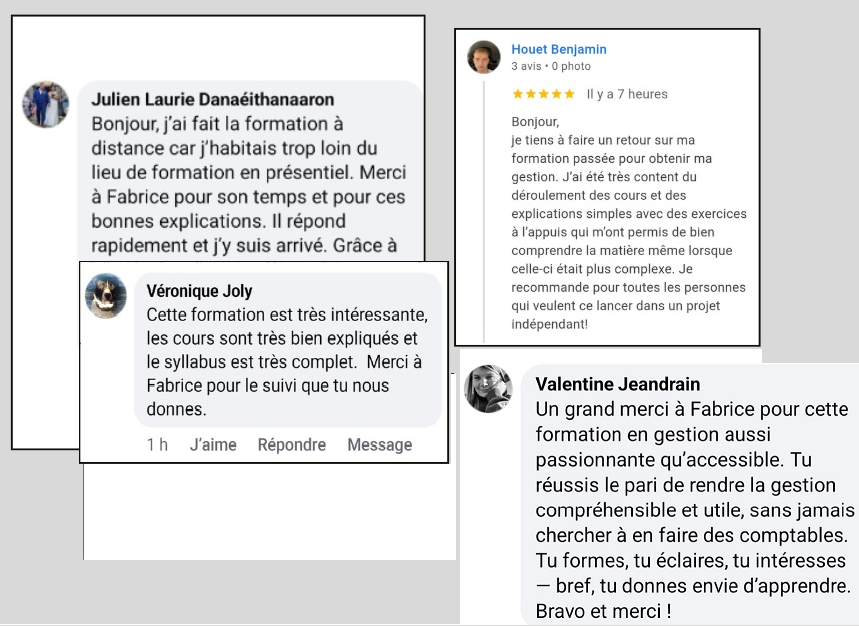 avis formation correspondance